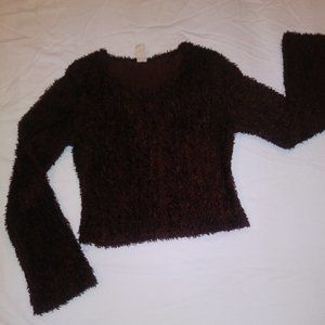 Brown 'Furrylike' Extremely Cute Long Sleeved Top